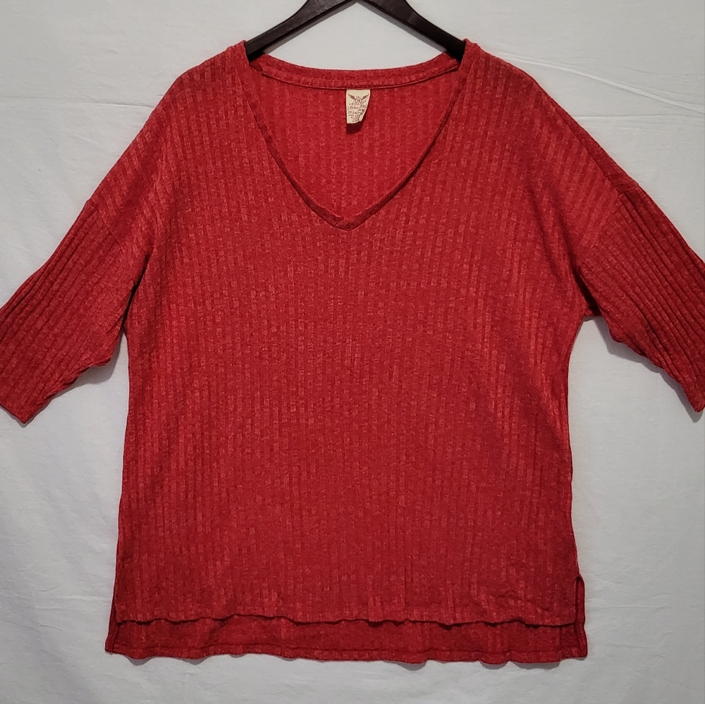 Plus Size Red Top